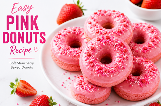 Pink Donuts Recipe