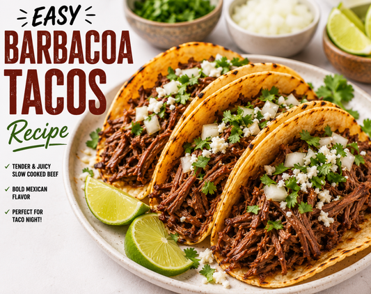 Barbacoa Tacos Recipe (Easy Slow Cooker Beef Barbacoa)