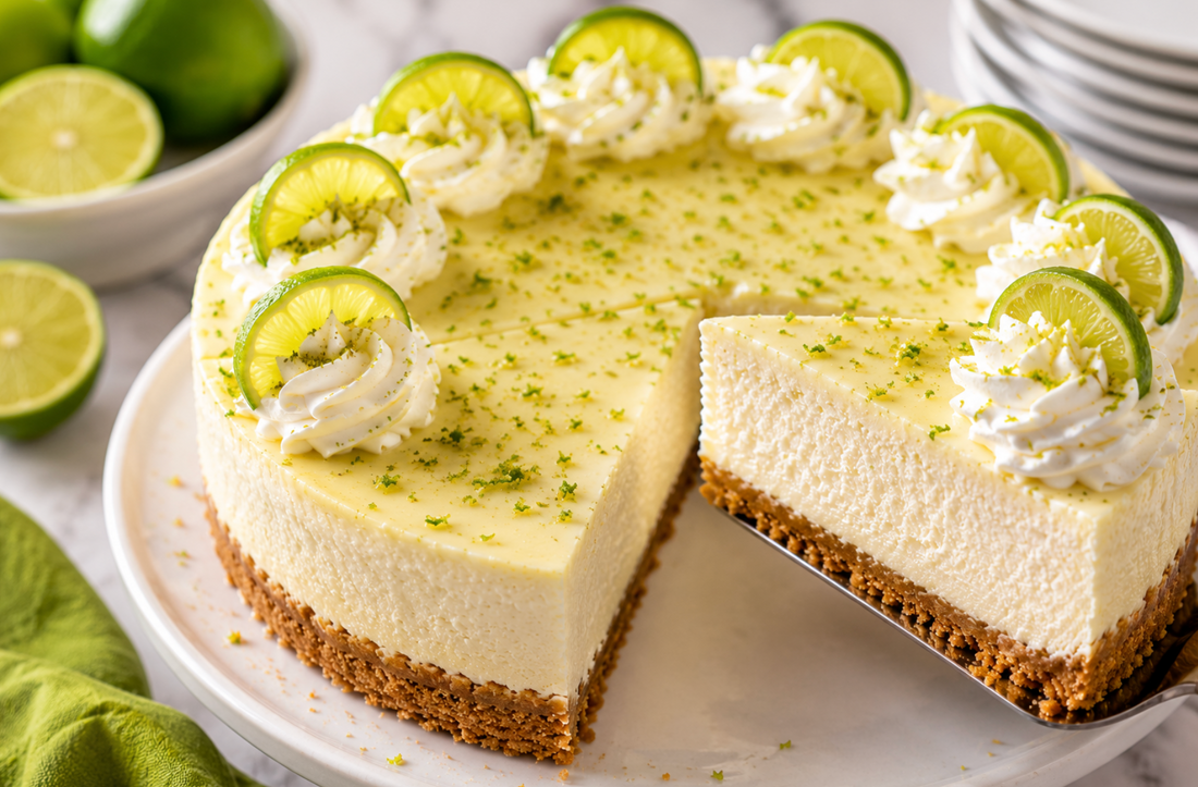 Easy Key Lime Pie Cheesecake Recipe (Creamy Summer Dessert)