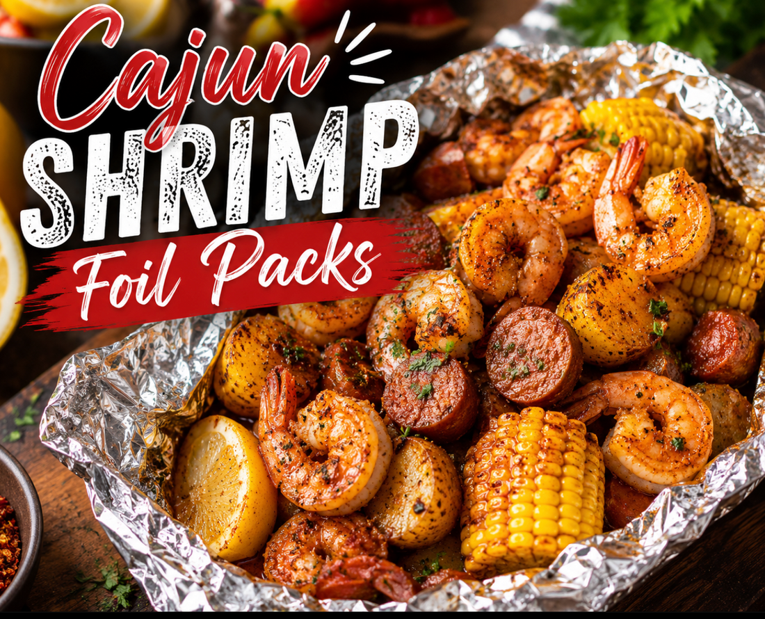 Easy Cajun Shrimp Foil Packs Recipe (Shrimp Boil Foil Packets)