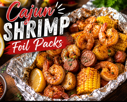 Easy Cajun Shrimp Foil Packs Recipe (Shrimp Boil Foil Packets)