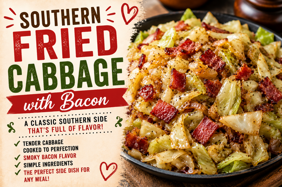Easy Fried Cabbage with Bacon Recipe