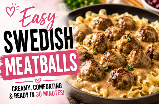 Swedish Meatballs Recipe (Easy Homemade Meatballs with Creamy Gravy)