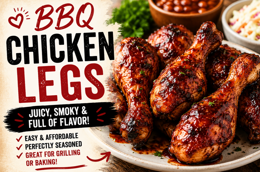 Easy BBQ Chicken Legs Recipe (Juicy Oven-Baked Drumsticks)