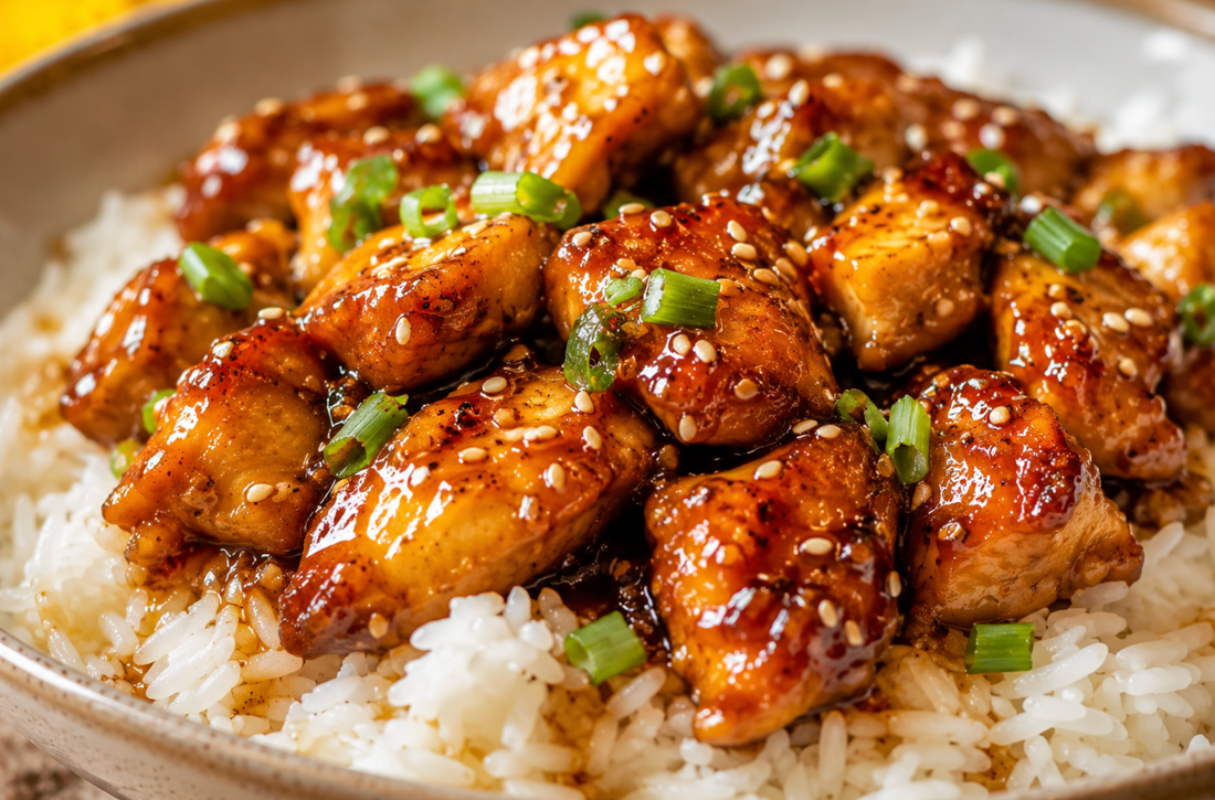 Easy honey garlic chicken made in one skillet with a sweet and savory garlic sauce. Perfect for busy weeknights and family dinners.
