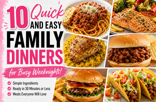 Need dinner ideas fast? These quick and easy family dinners are simple, budget-friendly, and perfect for busy weeknights when you need a meal everyone will enjoy.