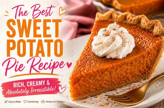 This classic Southern Sweet Potato Pie recipe is rich, creamy, perfectly spiced, and baked in a flaky pie crust. The perfect dessert for Thanksgiving, Christmas, and holiday gatherings.