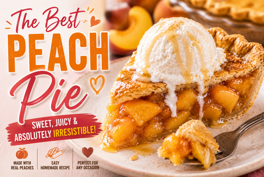 This homemade Peach Pie is filled with juicy peaches and warm cinnamon spice inside a flaky buttery crust. The perfect Southern dessert for summer gatherings and holidays.