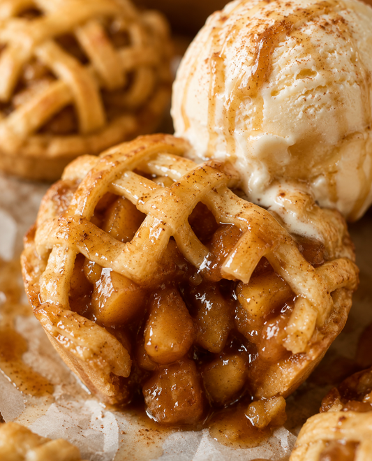 These Apple Pie Cookies are made with flaky pie crust, homemade cinnamon apple filling, and a sweet brown butter glaze. The perfect fall dessert for holidays, parties, and family gatherings.