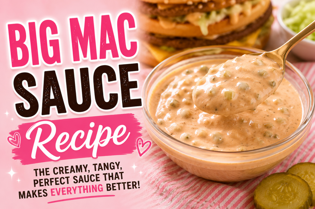 Learn how to make the famous Big Mac Sauce at home with simple ingredients. This creamy, tangy McDonald's copycat sauce is perfect for burgers, fries, sandwiches, and more.