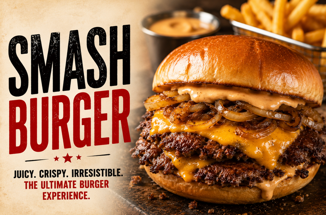 Learn how to make the best Smash Burger with crispy edges, juicy beef, melted cheese, and toasted brioche buns. Easy restaurant-style burgers made at home.