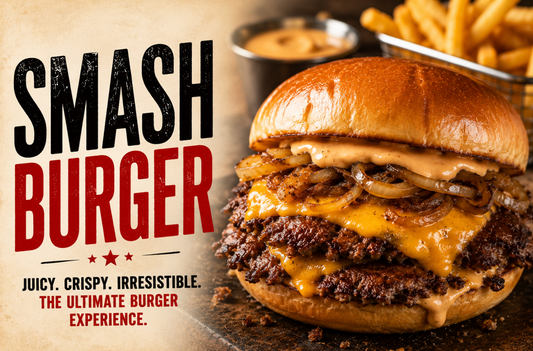 Learn how to make the best Smash Burger with crispy edges, juicy beef, melted cheese, and toasted brioche buns. Easy restaurant-style burgers made at home.