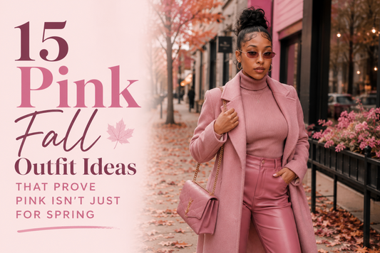 Discover 15 cozy pink fall outfit ideas featuring sweaters, boots, coats, dresses, and luxury-inspired autumn fashion for women.