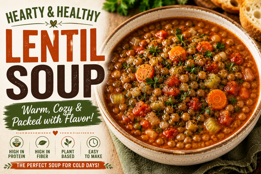 Easy Hearty Lentil Soup Recipe | Cozy Healthy Fall Meal