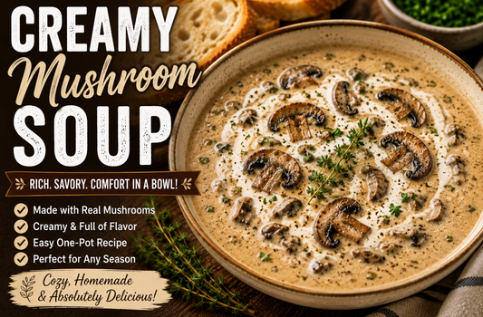 Creamy Mushroom Soup Recipe – Rich Easy Homemade Soup