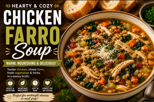 Chicken Farro Soup Recipe – Hearty Cozy Fall Meal