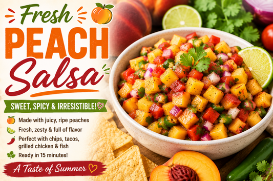 Easy Peach Salsa Recipe – Fresh Sweet Spicy Dip