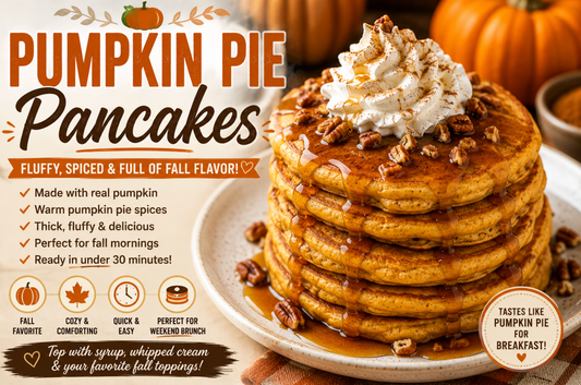 Fluffy Pumpkin Pie Pancakes Recipe – Easy Fall Breakfast