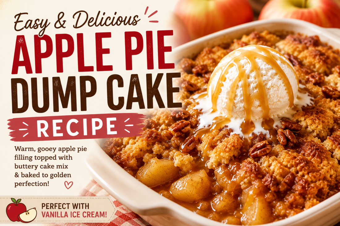 Apple Pie Dump Cake Recipe | Easy Fall Desserts