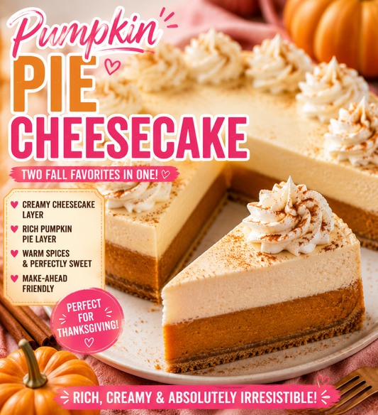 Pumpkin Pie Cheesecake Recipe – Creamy Fall Dessert
