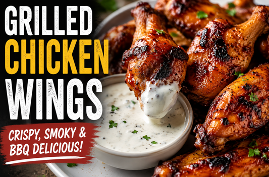 Grilled Chicken Wings Recipe (Easy Crispy BBQ Chicken Wing Dinner)