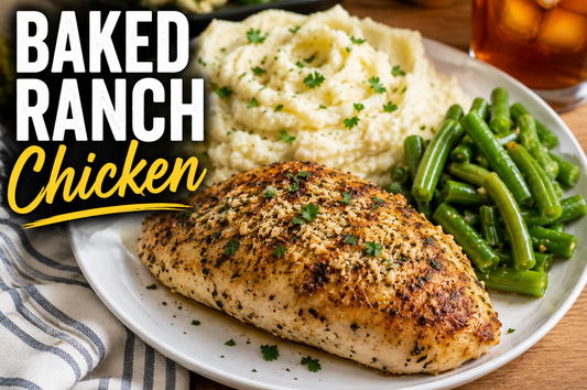 Oven Baked Ranch Chicken Breast Recipe (Easy Weeknight Family Dinner)