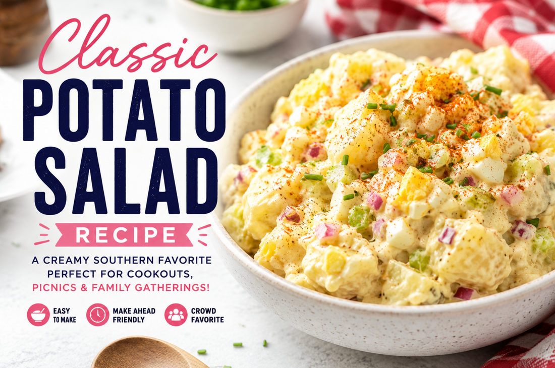 Classic Potato Salad Recipe (Easy Creamy Southern Side Dish)
