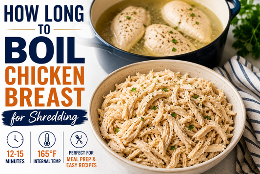 How Long to Boil Chicken Breast for Shredding