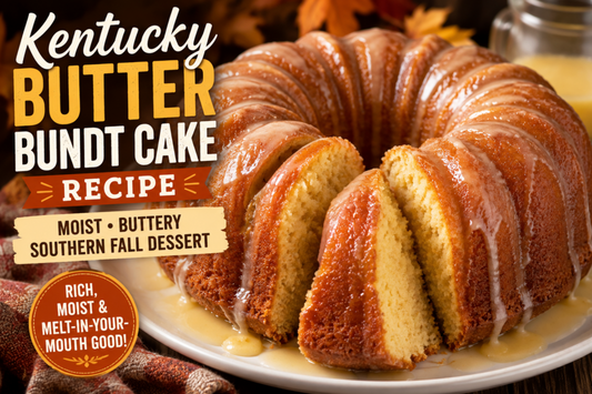 Kentucky Butter Bundt Cake Recipe (Moist Southern Fall Dessert)