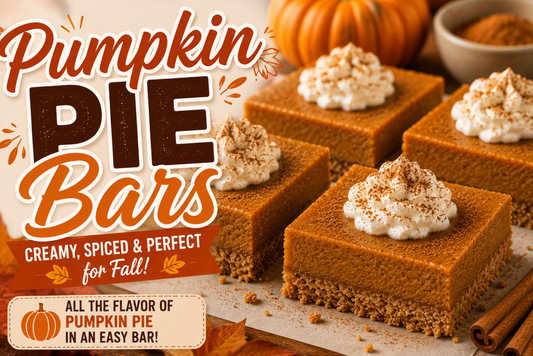 Pumpkin Pie Bars Recipe with Graham Cracker Crust | Easy Fall Dessert