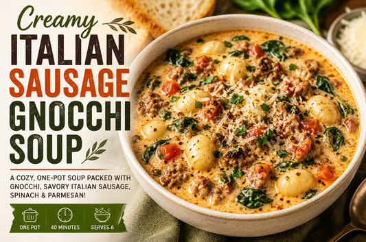 Italian Sausage Gnocchi Soup Recipe (Easy Creamy Fall Meal)