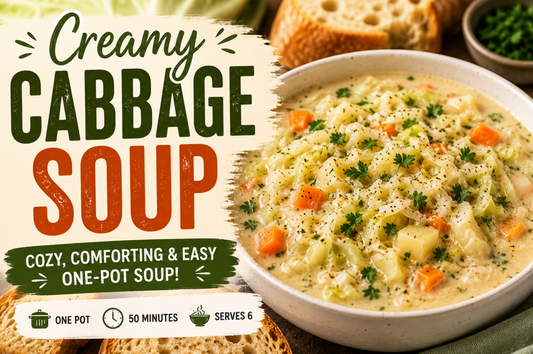 Creamy Cabbage Soup Recipe (Easy Cozy Fall Meal)