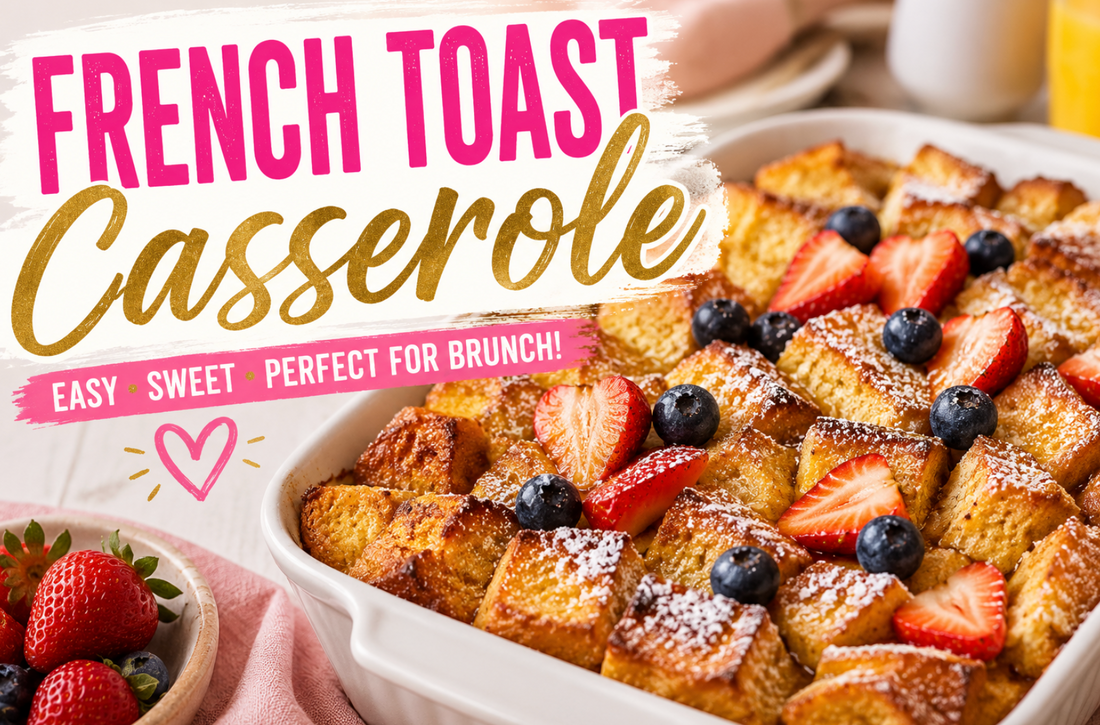 Easy French Toast Casserole Recipe (Easy Overnight Breakfast)
