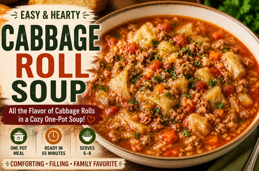 Easy Cabbage Roll Soup Recipe – Hearty One-Pot Dinner