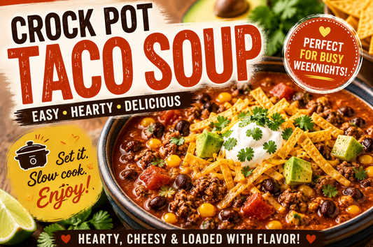 Crock Pot Taco Soup Recipe – Easy Slow Cooker Dinner