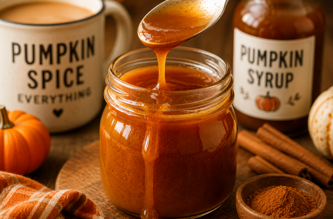 Pumpkin Syrup Recipe for Coffee and Fall Drinks