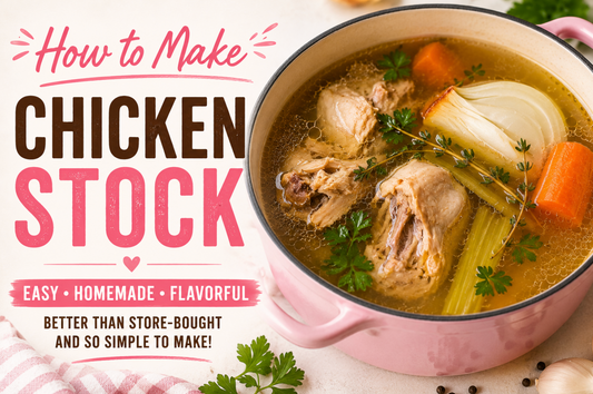 How to Make Chicken Stock – Easy Homemade Chicken Stock Recipe