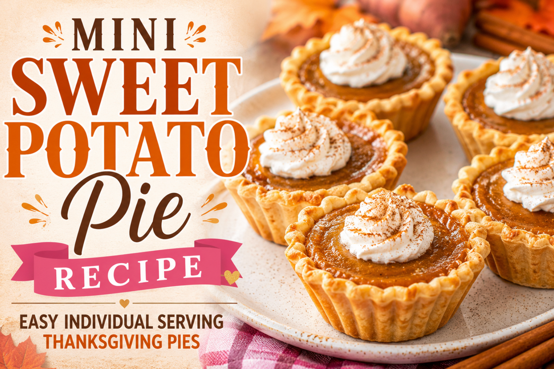 Mini Sweet Potato Pie Recipe – Easy Individual Serving Thanksgiving Pies