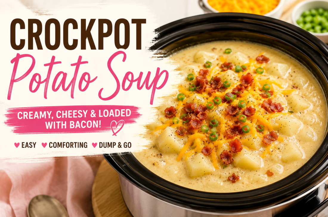 Crockpot Potato Soup – Easy Creamy Slow Cooker Fall Meal
