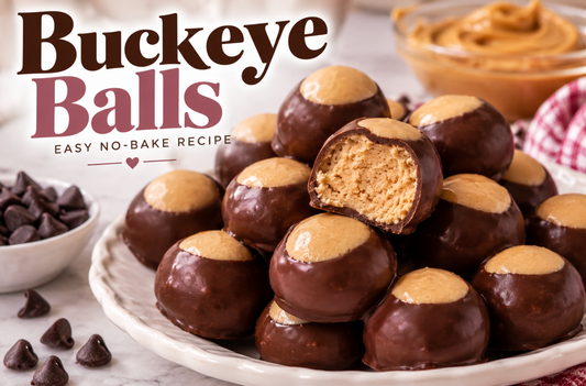 Buckeye Balls Recipe (Easy Homemade Chocolate Peanut Butter Candy)