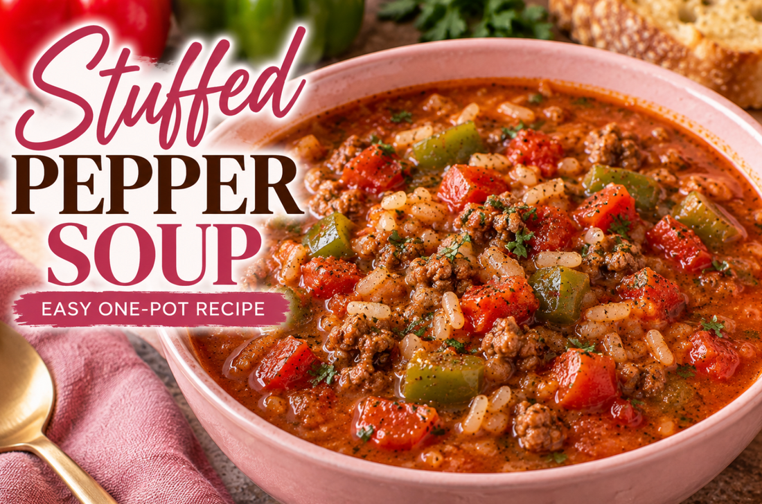 Stuffed Pepper Soup Recipe | Easy One-Pot Fall Dinner