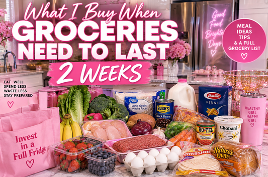 What I Buy When Groceries Need to Last 2 Weeks