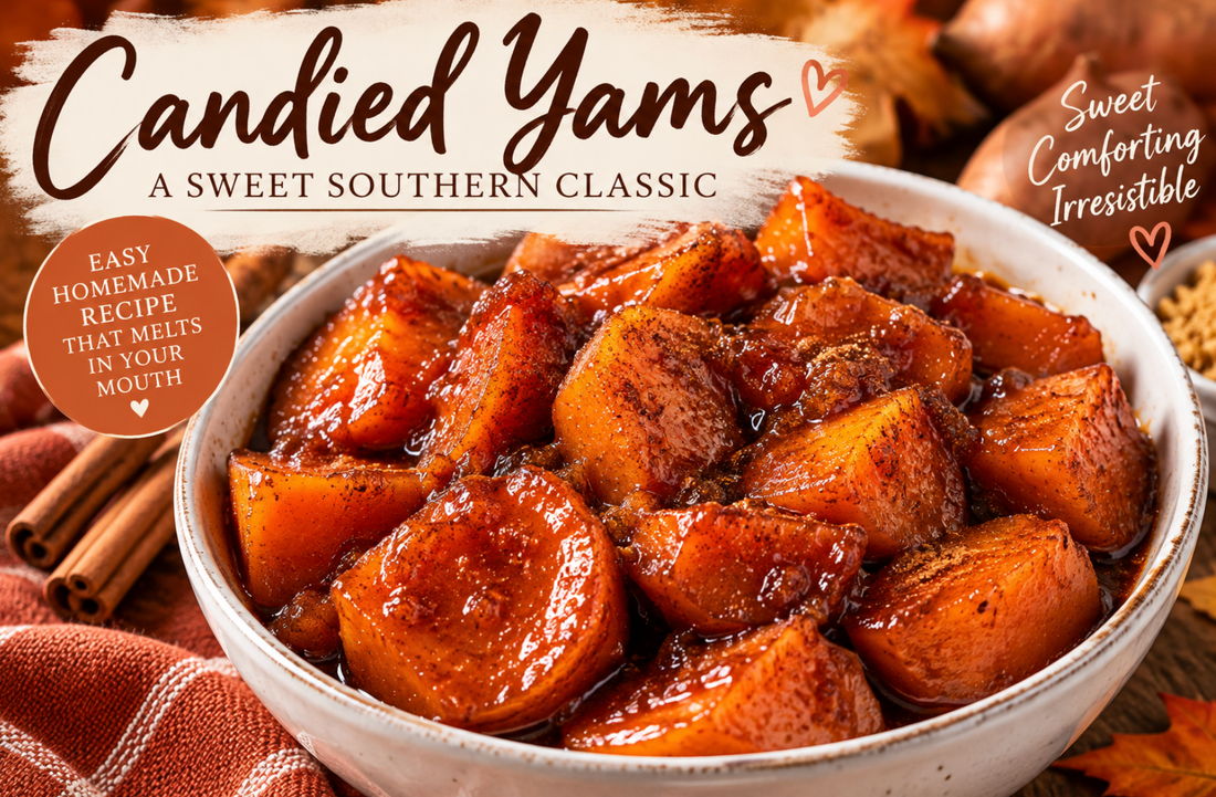 Easy Candied Yams Recipe (Southern Thanksgiving Sweet Potatoes Side Dish)