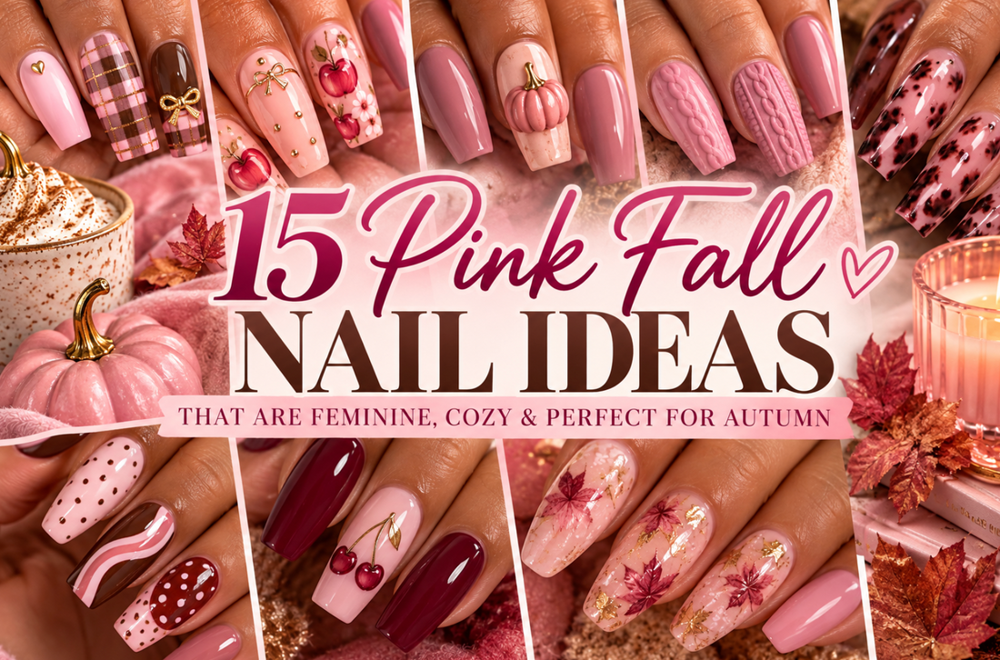 15 Pink Fall Nail Ideas That Are Feminine, Cozy and Perfect for Autumn