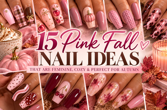 15 Pink Fall Nail Ideas That Are Feminine, Cozy and Perfect for Autumn