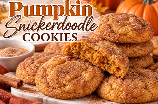 Pumpkin Snickerdoodle Cookies Recipe | Soft Chewy Fall Dessert