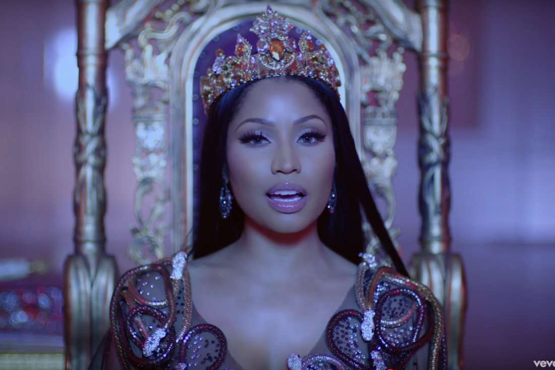 Explore Nicki Minaj's Billboard chart history, including her first Hot 100 hit, Super Bass, Starships, Billboard records, No. 1 songs, and Billboard 200 albums.