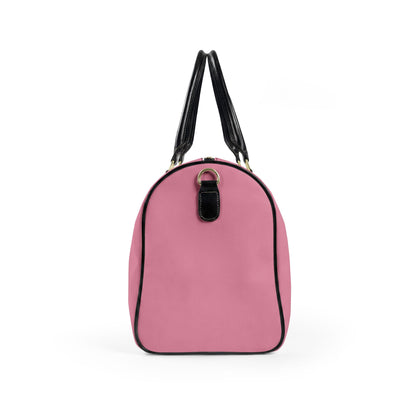 PYNK Travel Bag — Pink Faux Leather Weekender Duffle