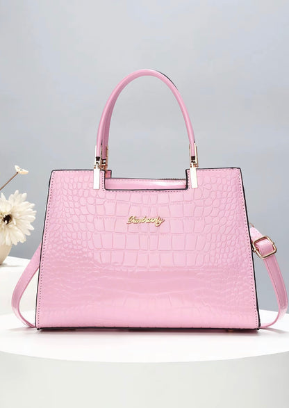 Princess Pink Crocodile Purse